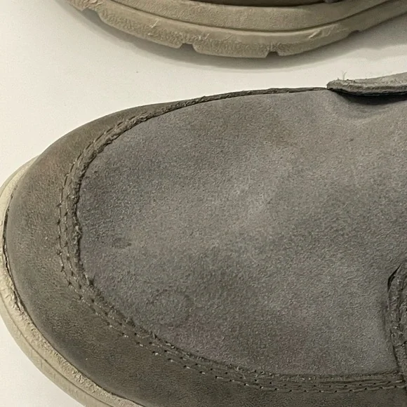 Sorel Explorer Joan Winter Boots Women’s Size 8 Gray Suede Fur Waterproof EUC - Picture 3 of 13